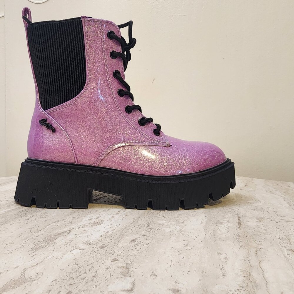 Sugar Little And Big Girls Jazzy Combat Boot - C042 - Picture 1 of 12